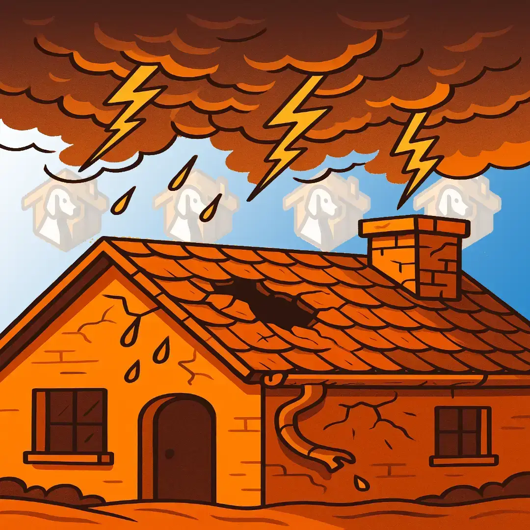 Keller, TX roofing services after storm damage - Free roof inspection